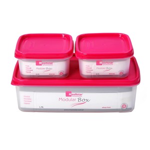 Modüler 3'lü Set • 2 x 400 ml + 1700 ml